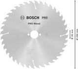 Bosch Kreissägeblatt PRO Wood AD 160 mm Z24 WZ für präzise Holzschnitte