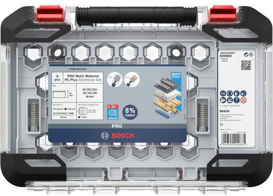 BOSCH Lochsägen-Set PRO Multi Material PC Plus 9-teilig HSS-Metall mit 8% Kobalt