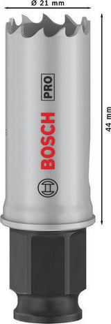 Bosch Lochsäge PRO Multi Material PC Plus 102 mm – HSS mit 8% Kobalt für Stahl und Trockenbau