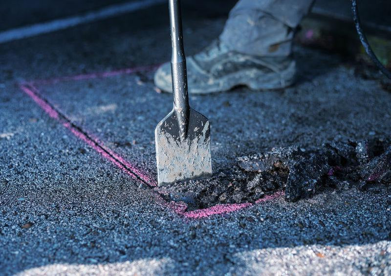 BOSCH Asphaltmeißel SDS-max 400 mm, Schneidenbreite 90 mm für Schlaghämmer