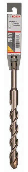 Bosch Hammerbohrer Plus-5 SDS-plus Ø 4,0 mm, Arbeitslänge 50 mm, Gesamtlänge 110 mm