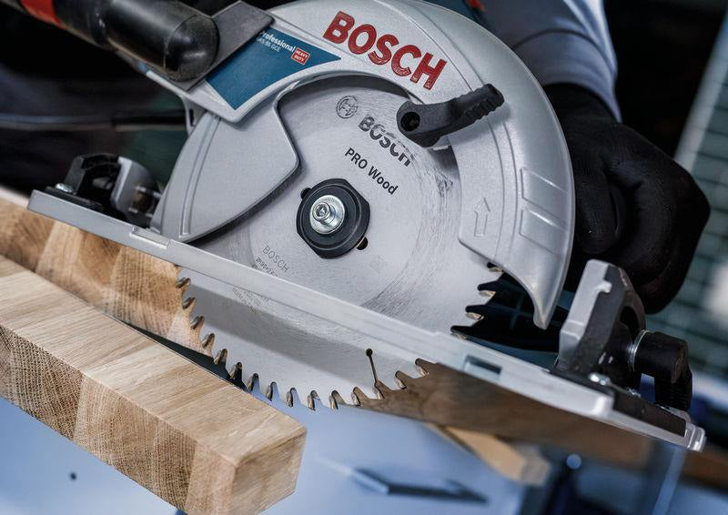 Bosch Kreissägeblatt PRO Wood AD 160 mm Z24 WZ für präzise Holzschnitte
