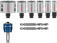 BOSCH Lochsägen-Set PRO Multi Material PC Plus 9-teilig HSS-Metall mit 8% Kobalt