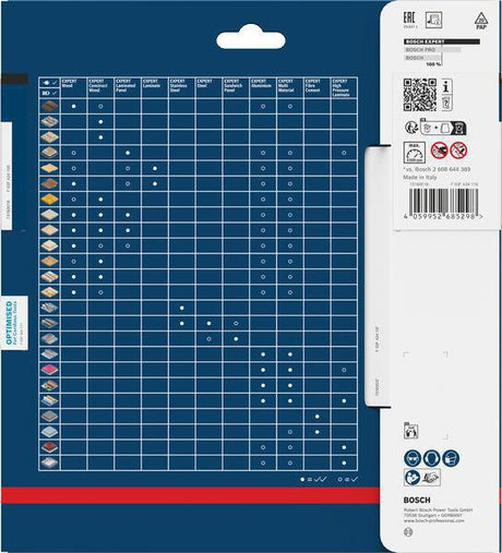 Bosch EXPERT Fiber Cement Kreissägeblatt 165 mm, 4 Zähne, TCG, für Zementfaserplatten