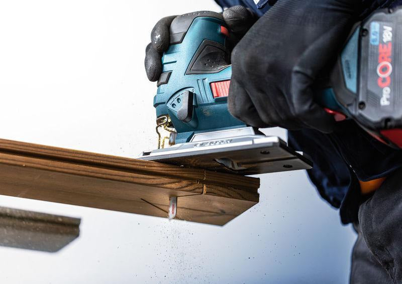 Bosch Stichsägeblatt Hardwood Fast T 144 DHM, 100 mm, 3 Stück – für Hartholz & WPC