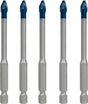 BOSCH Keramikbohrersatz Expert HardCeramic HEX-9 5-tlg. 6 mm Sechskantschaft