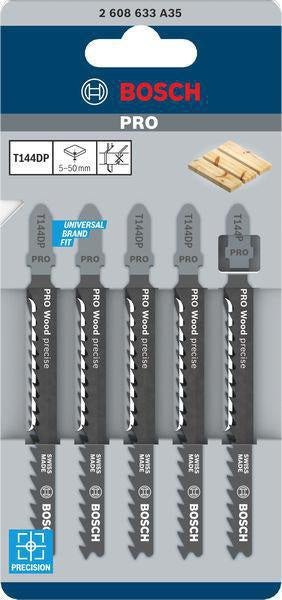 BOSCH Stichsägeblatt T 111 C HCS 100 mm 5 Stück für Holz und Kunststoff