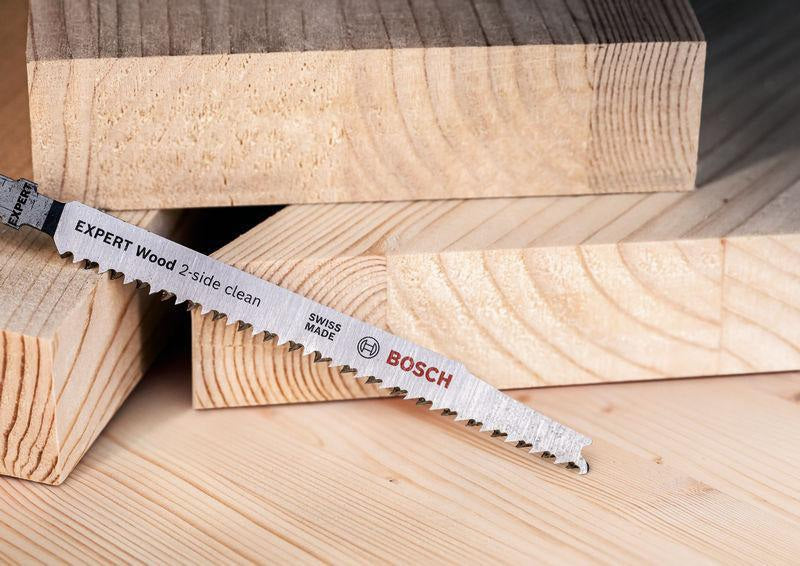 Bosch Stichsägeblatt Wood 2-side clean T 308 BO – ausrissfreie Schnitte in Holz