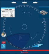 Bosch Kreissägeblatt EXPERT Steel AD 254 mm Z.60 HLTCG für Edelstahl