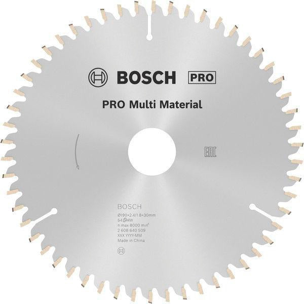 BOSCH Kreissägeblatt Multi Material 160 mm 42 Zähne HLTCG für Holz, Aluminium und Kunststoff