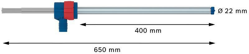 BOSCH Hammerbohrer-Set EXPERT SDS Clean max-8X, 20,0 mm, 650 mm – Staubarm bohren in Stahlbeton