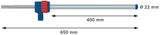 BOSCH Hammerbohrer-Set EXPERT SDS Clean max-8X, 20,0 mm, 650 mm – Staubarm bohren in Stahlbeton
