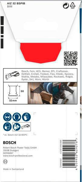 BOSCH Tauchsägeblatt PRO AIZ 32 BSPIB Starlock – 32 mm, Bi-Metall, für Hartholz
