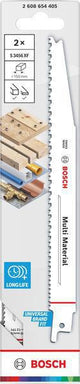 BOSCH Säbelsägeblatt S 611 DF, 150 mm, Bi-Metall, TPI 6, 5 Stück – für Holz und Metall