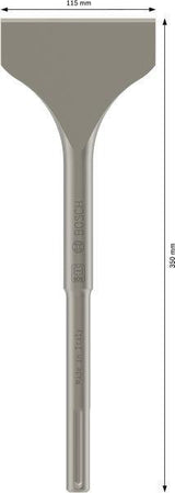 Bosch Spatmeißel SDS-max 350 mm, Schneidenbreite 115 mm für Beton und Mauerwerk