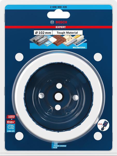 Bosch Lochsäge Expert Tough Material 25 mm Schnitttiefe 60 mm Power Change Plus