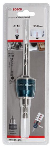BOSCH Adapter EXPERT Power-Change Plus Hex 8,7 mm (3/8) für Lochsägen 16-210 mm