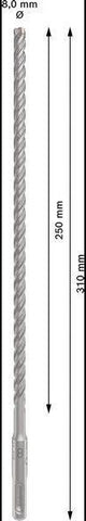 Bosch Hammerbohrer PRO SDS plus-5X, Ø 10,0 mm, Arbeitslänge 100 mm, SDS plus, Vierschneider für Stahlbeton
