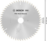 BOSCH Kreissägeblatt Multi Material 160 mm 42 Zähne HLTCG für Holz, Aluminium und Kunststoff