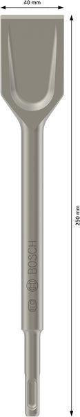 Spatmeißel LongLife 250 mm SDS-plus BOSCH – 40 mm Schneidenbreite für Mauerwerk