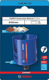 Bosch Lochsäge EXPERT Construction Material 68 mm, Schnitttiefe 60 mm, Power Change Plus