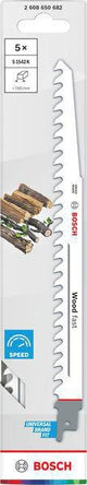 Bosch Säbelsägeblatt S 1542 K, 240 mm, TPI 3, für Holz