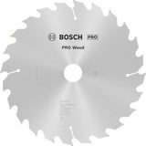 Bosch Kreissägeblatt PRO Wood AD 160 mm Z24 WZ für präzise Holzschnitte
