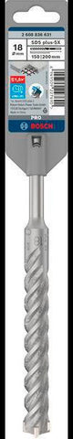 Bosch Hammerbohrer PRO SDS plus-5X, Ø 10,0 mm, Arbeitslänge 100 mm, SDS plus, Vierschneider für Stahlbeton