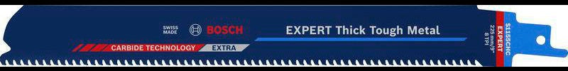 Bosch Säbelsägeblatt Expert Thick Tough Metal S955CHC, 150 mm, TPI 8, für dickes zähes Metall