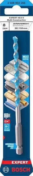 Bosch Steinbohrer Expert MultiConstruction HEX-9 10 mm – Präzise Bohrungen in Stein, Holz und Metall