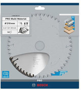 BOSCH Kreissägeblatt Multi Material 160 mm 42 Zähne HLTCG für Holz, Aluminium und Kunststoff