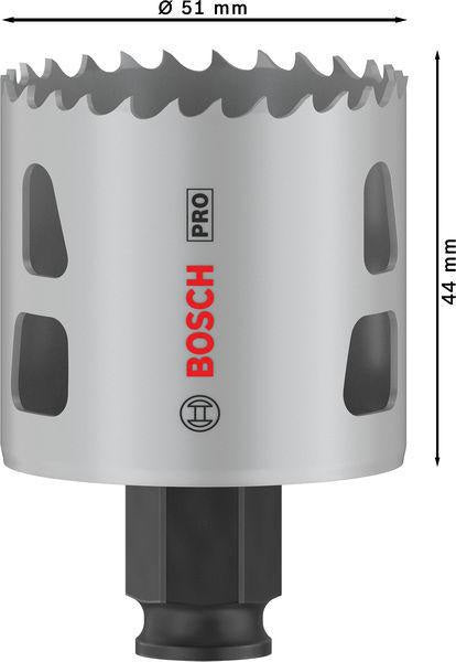 Bosch Lochsäge PRO Multi Material PC Plus 102 mm – HSS mit 8% Kobalt für Stahl und Trockenbau
