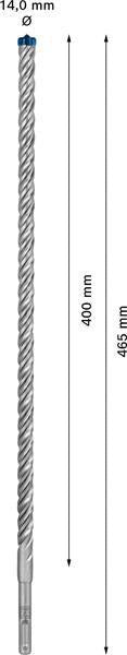 BOSCH Hammerbohrer Expert SDS-7X Ø18 mm, Arbeitslänge 200 mm, SDS-plus