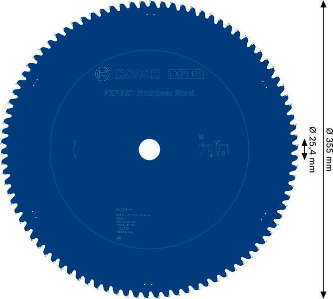 Bosch EXPERT Stainless Steel Kreissägeblatt 230 mm, 46 Zähne, für Edelstahl