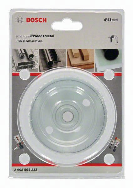 Bosch Lochsäge HSS-Co8 102 mm BIM Progressor for Wood and Metal Power Change Plus