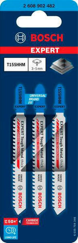 BOSCH Stichsägeblatt EXPERT Tough Metal thick T 155 HHM 92 mm für dickes Metall