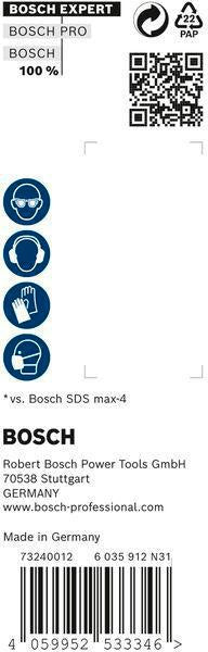 BOSCH Hammerbohrer Expert SDS max-8X Ø12 mm, Arbeitslänge 200 mm