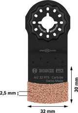 BOSCH Tauchsägeblatt PRO AIZ 32 RT5, 32 mm, Starlock, für Fliesen & abrasives Material