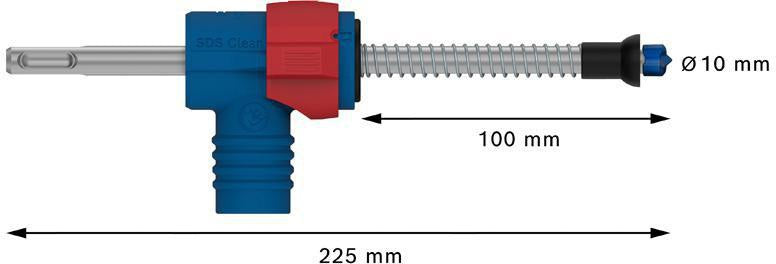 BOSCH Hammerbohrer-Set EXPERT SDS Clean plus-8X, 12 mm, 350 mm, Staubabsaugung