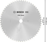 BOSCH Kreissägeblatt PRO Steel HLTCG 254 mm, 52 Zähne, für Metall-Gehrungssägen