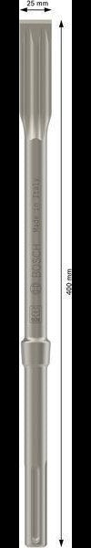 Bosch Flachmeißel RTec SDS-Max 400 mm, Schneidenbreite 25 mm für Beton und Mauerwerk