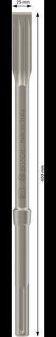 Bosch Flachmeißel RTec SDS-Max 400 mm, Schneidenbreite 25 mm für Beton und Mauerwerk