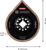 Bosch Segmentsägeblatt EXPERT AV Z70 RT4 Ø 70 mm Mörtel Starlock
