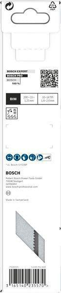 Bosch Säbelsägeblatt S 1122 EF, 225 mm, Bi-Metall, 5 Stück, für Metall und Rohre