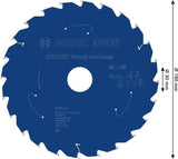 Bosch Kreissägeblatt Expert Wood AD 160 mm Z.24 WZ – Hartmetall-Sägeblatt für Akkusägen