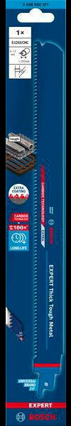 Bosch Säbelsägeblatt Expert Thick Tough Metal S955CHC, 150 mm, TPI 8, für dickes zähes Metall