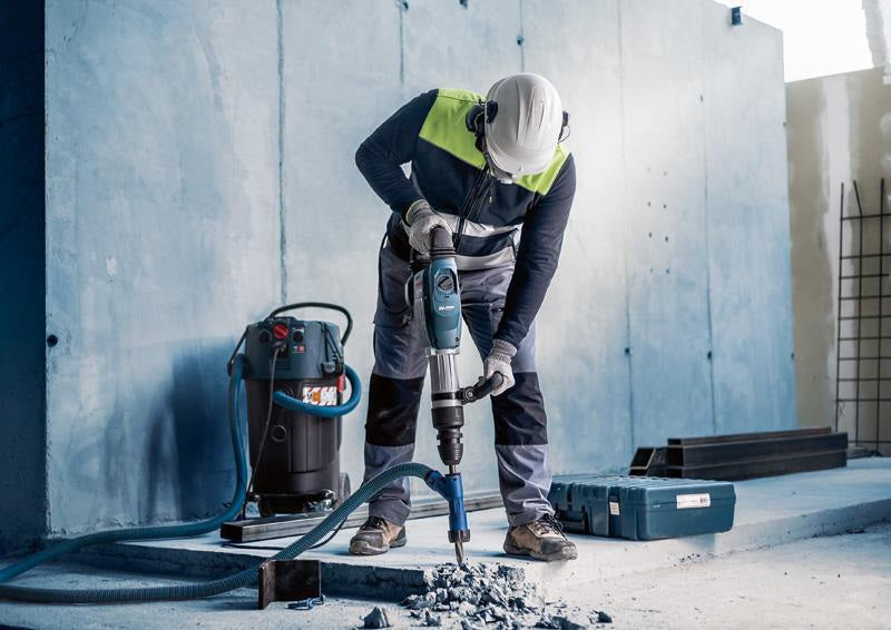 BOSCH Flachmeißel-Adapter EXPERT SDS Clean max, 400 mm, Meißelschneide 25 mm, für staubarmes Arbeiten