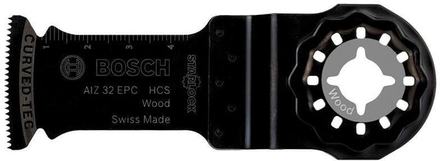 BOSCH Tauchsägeblatt AIZ 32 EPC, 32 mm, HCS, Starlock, für präzise Holz-Tauchschnitte