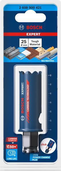 Bosch Lochsäge Expert Tough Material 25 mm Schnitttiefe 60 mm Power Change Plus