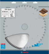 BOSCH Kreissägeblatt PRO Wood AD 216 mm Z48 WZ/N für Kapp- und Gehrungssägen
